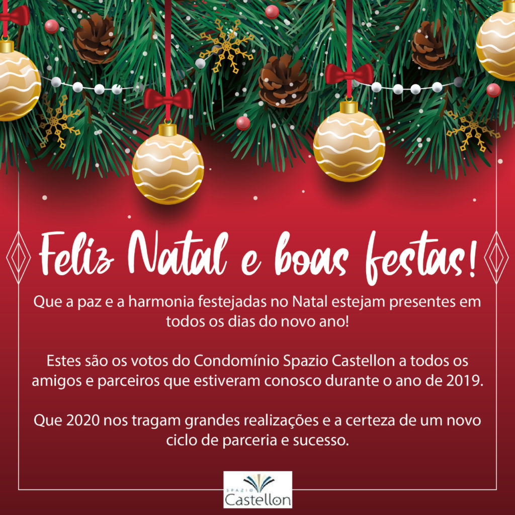 Boas Festas ! – Condomínio Spazio Castellon